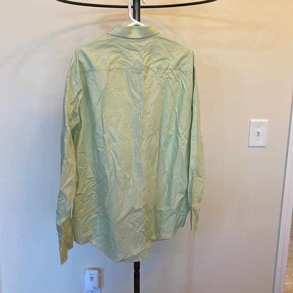 Mens green Nautica dress shirt. Brand new. Size 17 and 34/35 neck. - Picture 2 of 3